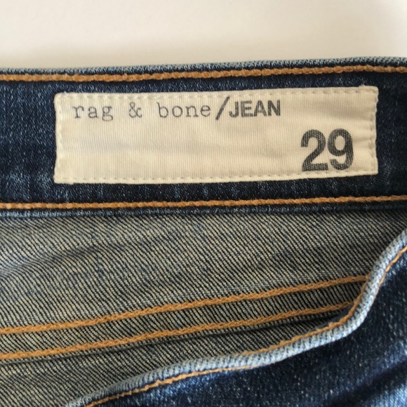 Rag & Bone Blue Denim Skinny Jean - Picture 8 of 16